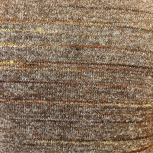 Max Studio Melange Brown Long Line Cowl Neck Sweater - Picture 12 of 15